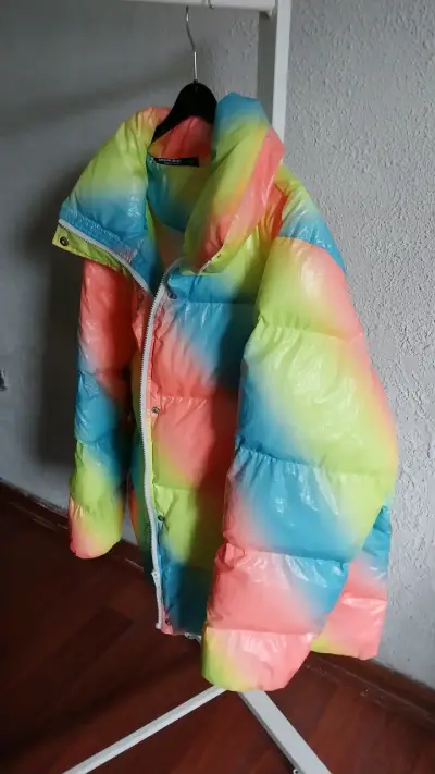 Chaqueta acolchada multicolor unisex - miniatura 4