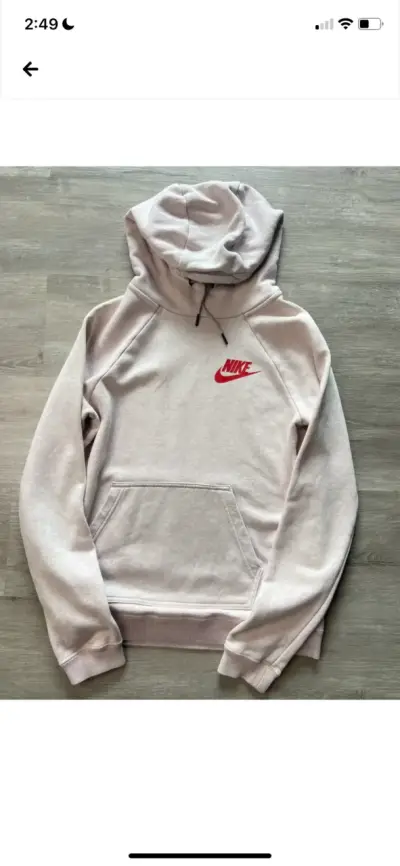 Polerón Nike con capucha beige hombre - miniatura 2