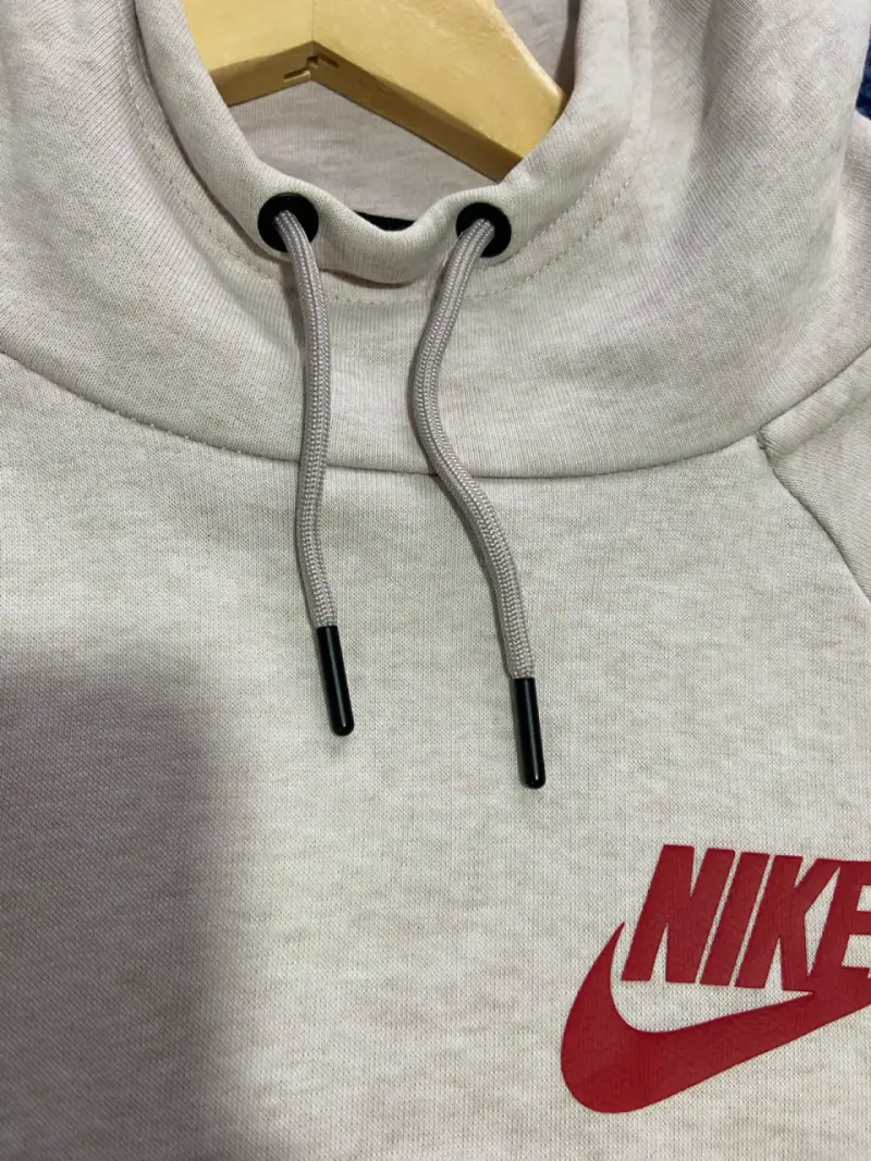 Polerón Nike con capucha beige hombre - 3
