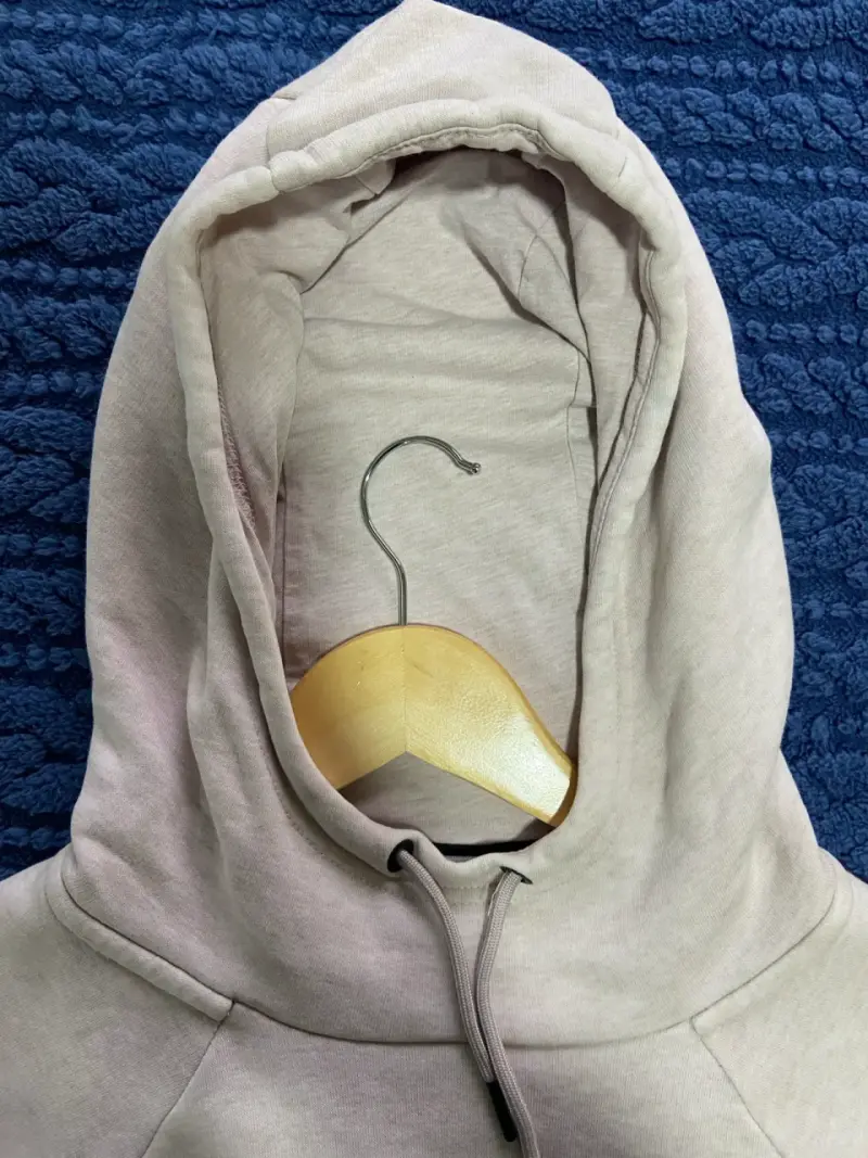 Polerón Nike con capucha beige hombre - 4