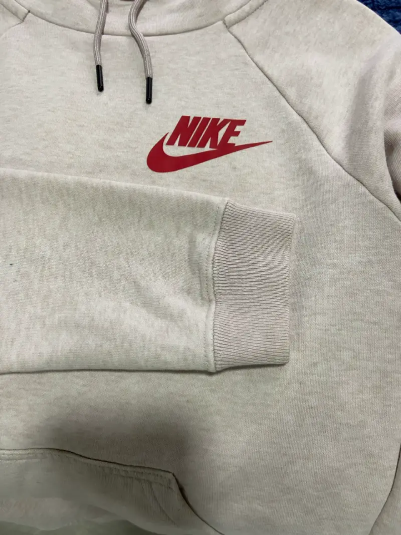 Polerón Nike con capucha beige hombre - 6