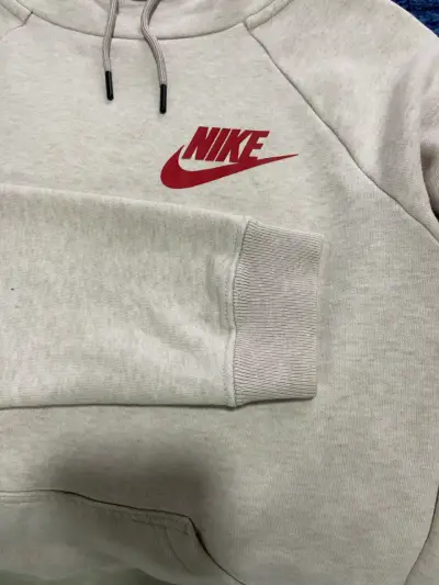 Polerón Nike con capucha beige hombre - miniatura 6