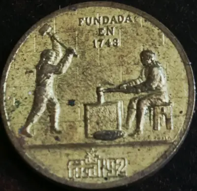 Moneda antigua de Chile Ministerio de Hacienda - miniatura 2