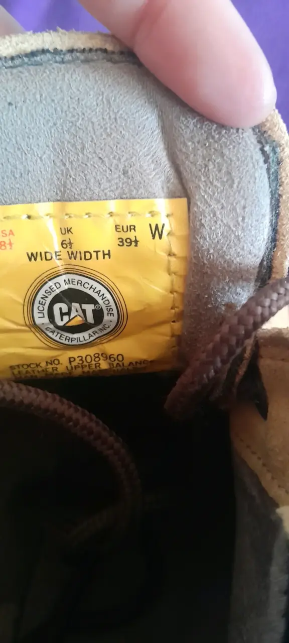 Botas Caterpillar de cuero talla 39 - 1