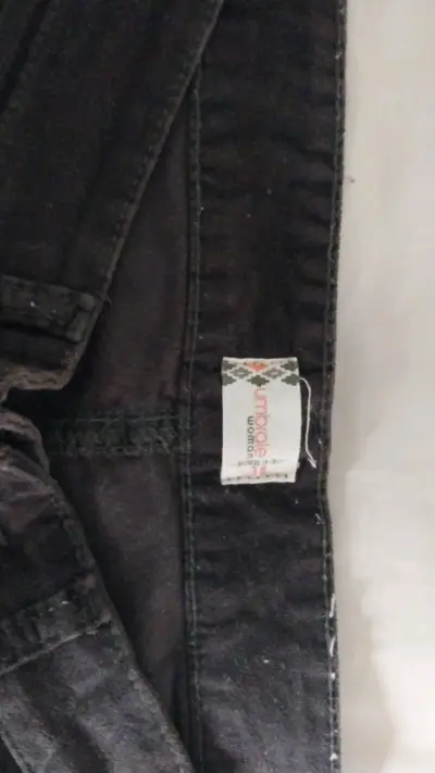 Pantalones de pana negros para hombre - miniatura 2
