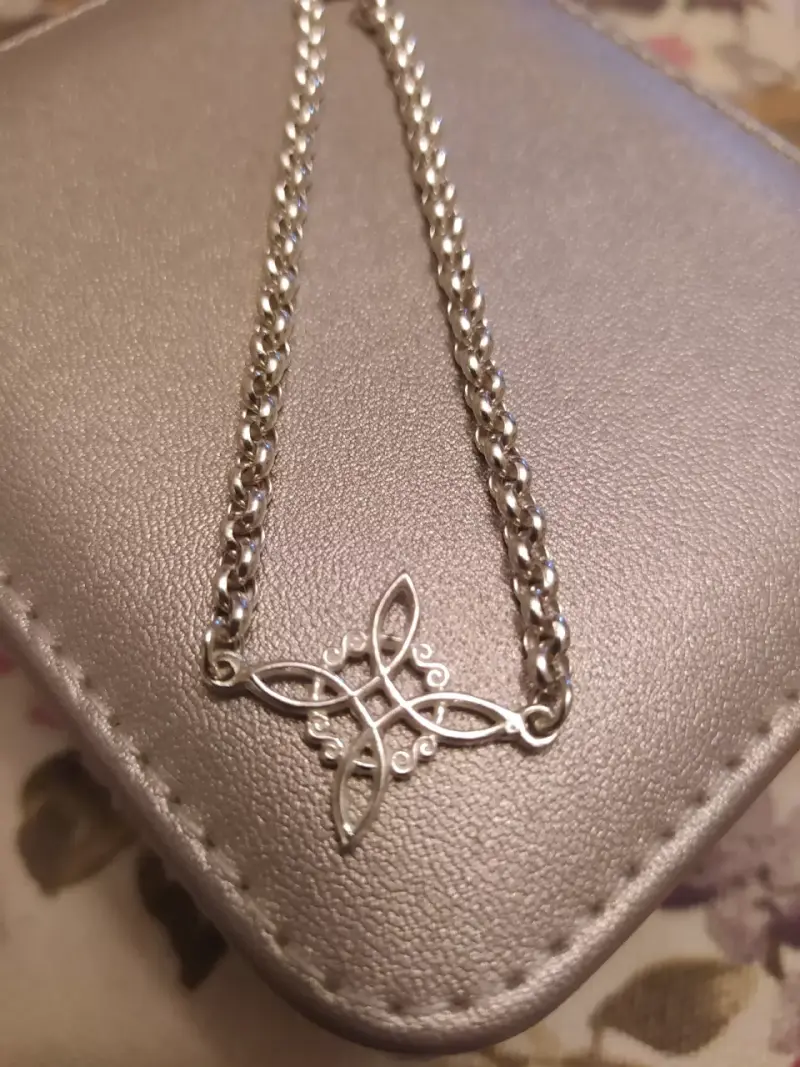 Pulsera nudo de bruja de plata italiana 925 - 2