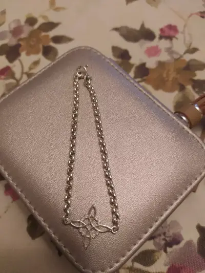 Pulsera nudo de bruja de plata italiana 925 - miniatura 4