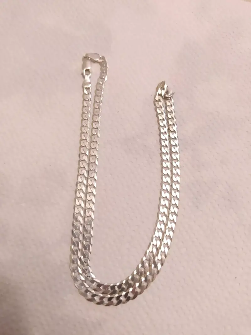 Cadena de plata italiana 925 groumet - 1