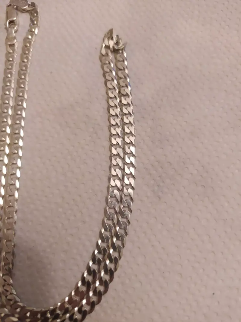 Cadena de plata italiana 925 groumet - 4