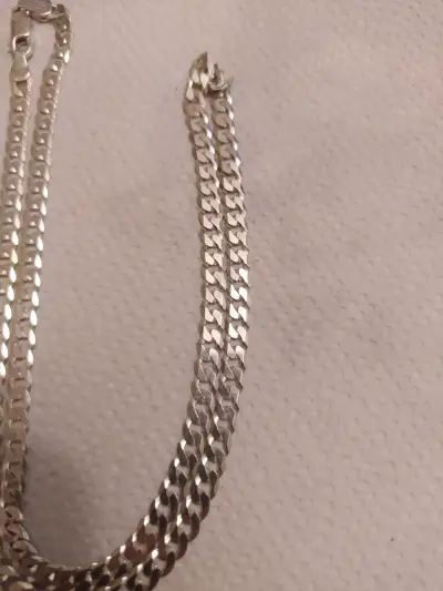 Cadena de plata italiana 925 groumet - miniatura 4