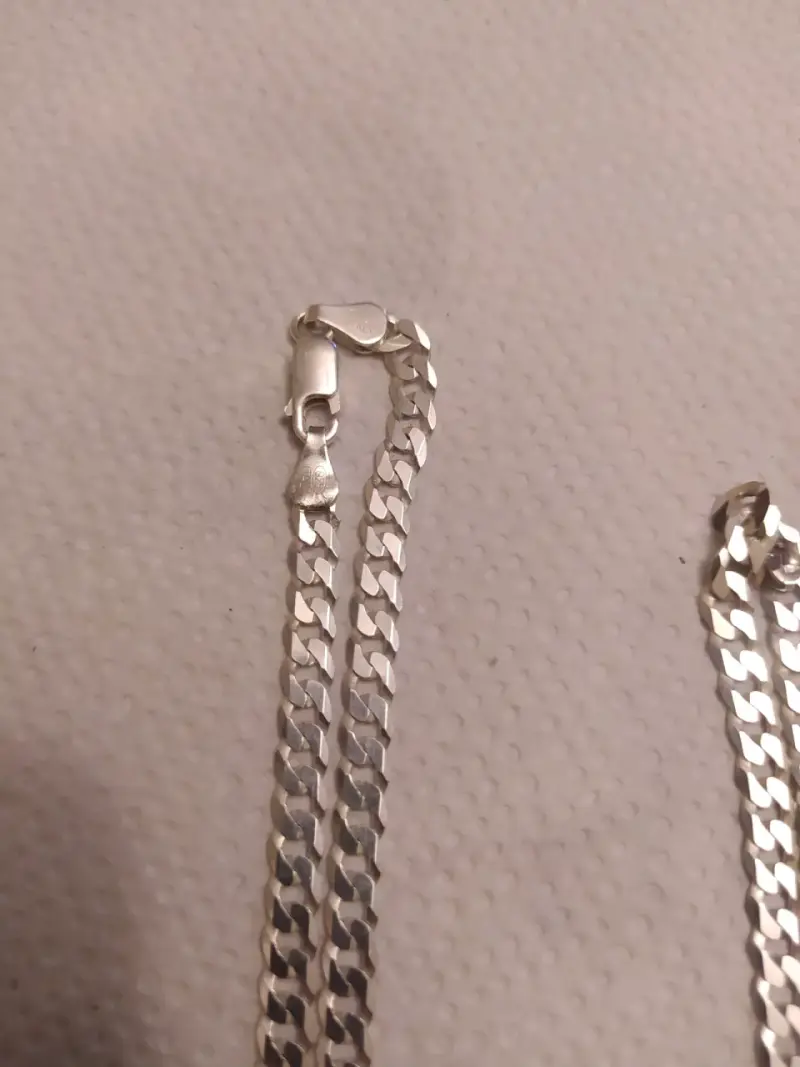 Cadena de plata italiana 925 groumet - 5