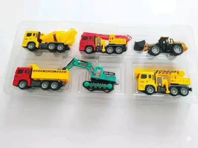 Set de camiones de juguete de construcción - miniatura 1
