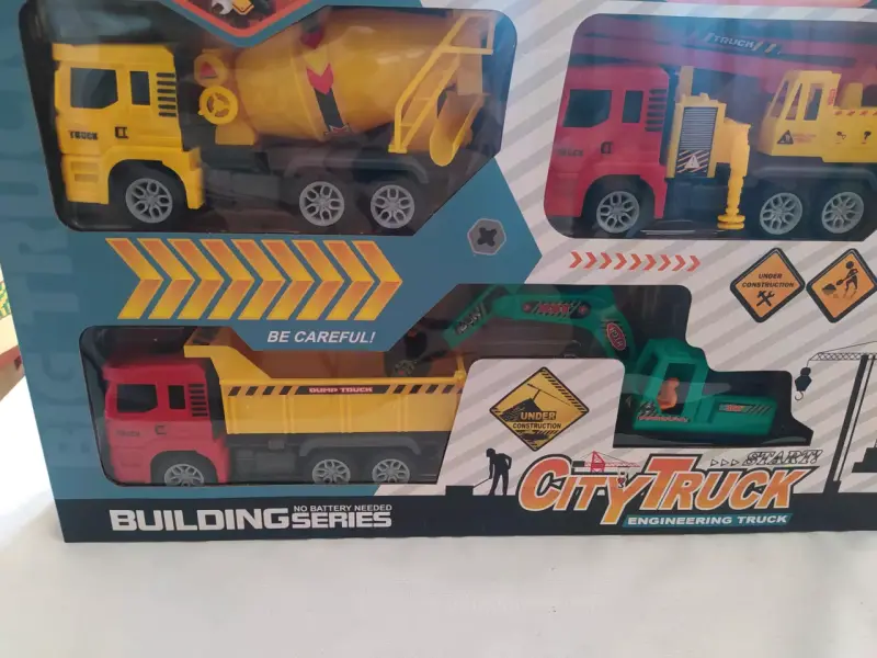 Set de camiones de juguete de construcción - 6