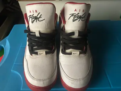 Zapatillas Nike Air Flight blancas y rojas - miniatura 1