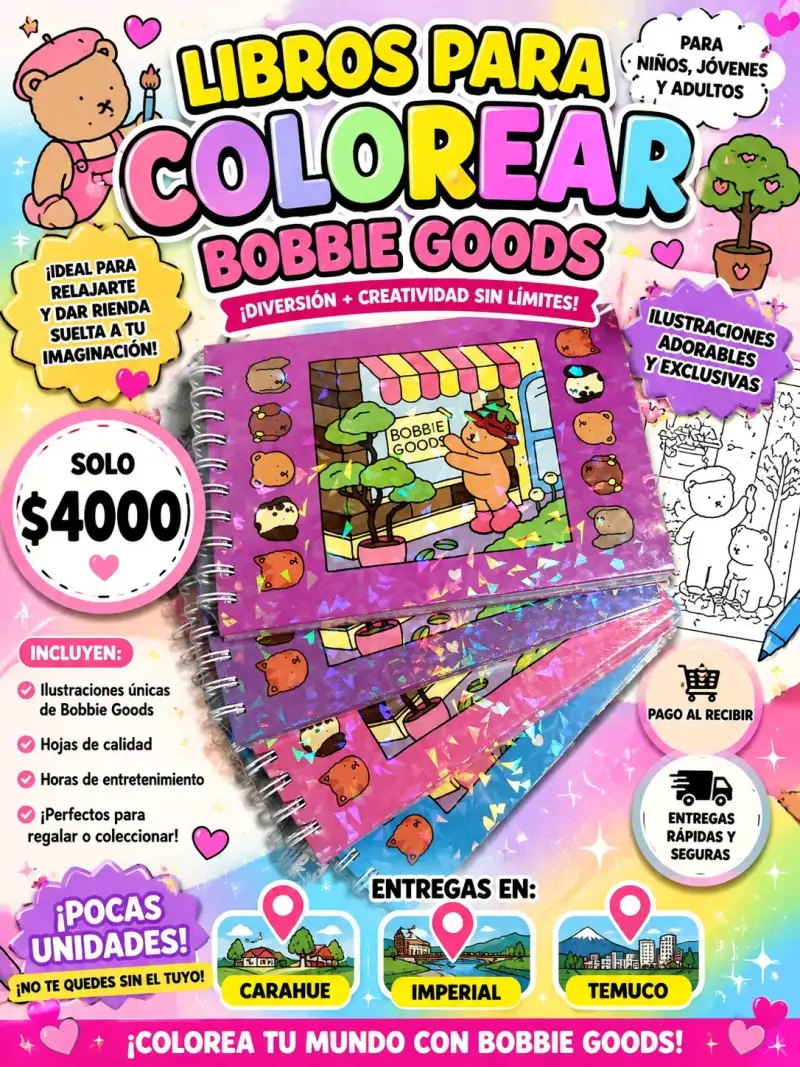 Cuaderno Bobbie Goods con ilustraciones exclusivas