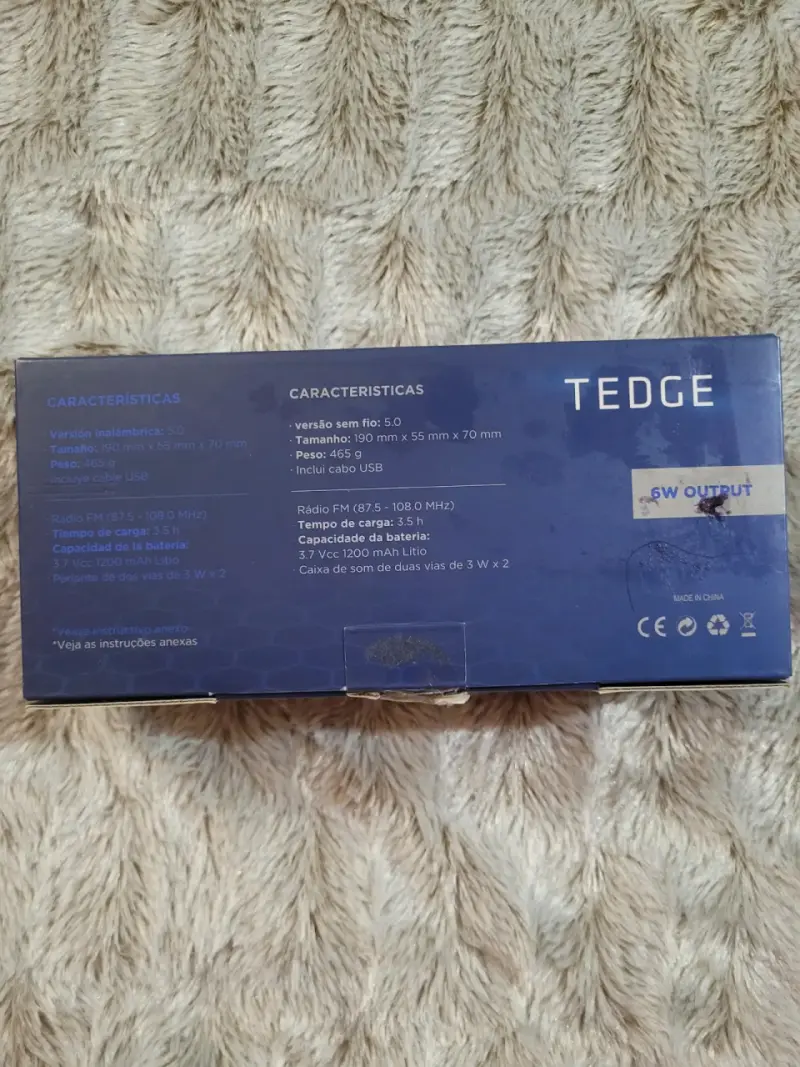 Parlante inalámbrico Tedge Bluetooth más 1 regalo - 3