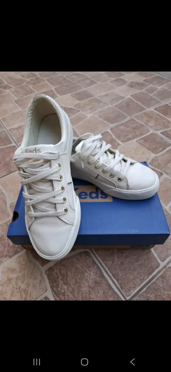 Zapatillas casuales blancas Keds para mujer - 2