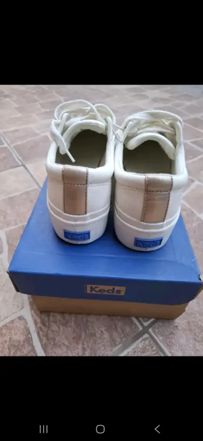 Zapatillas casuales blancas Keds para mujer - miniatura 3