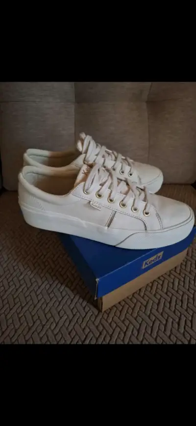 Zapatillas casuales blancas Keds para mujer - miniatura 4