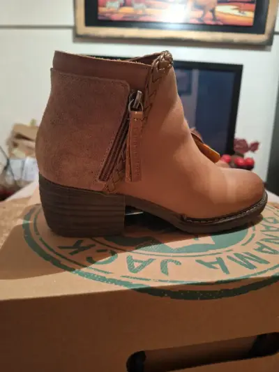 Botines de cuero marrón Panama Jack para mujer - miniatura 3