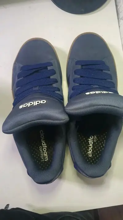 Zapatillas deportivas Adidas Cloudfoam azul marino - miniatura 1