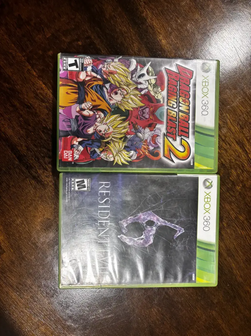 Juegos Xbox 360 Dragon Ball Raging Blast 2 y Resident Evil 6