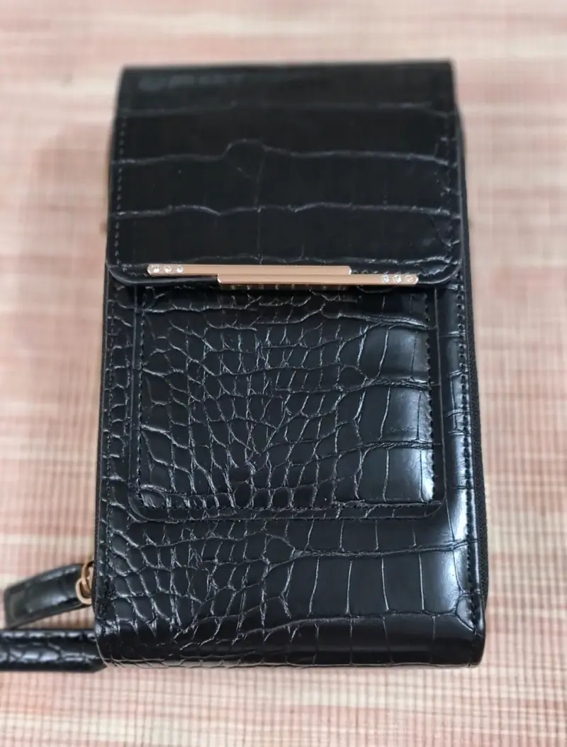 Mini Cartera Ecocuero textura Cocodrilo - 5