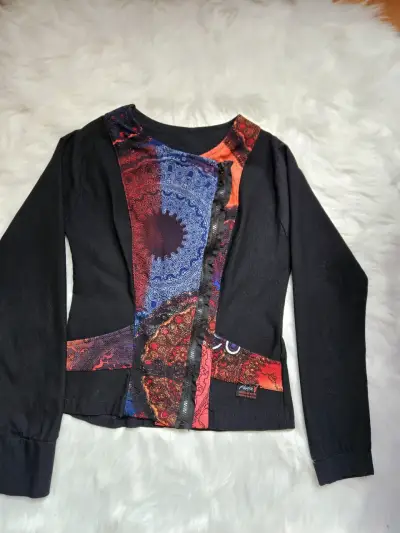 Chaqueta de mujer con diseño colorido Desigual - miniatura 1
