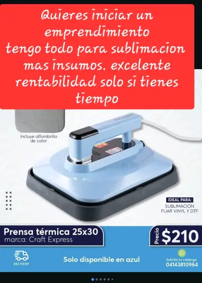 Prensa térmica para estampados con control digital - miniatura 2