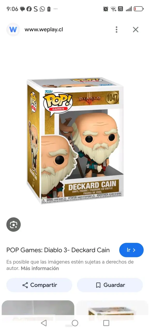 Figura Funko Pop Deckard Cain Diablo 3 - 1