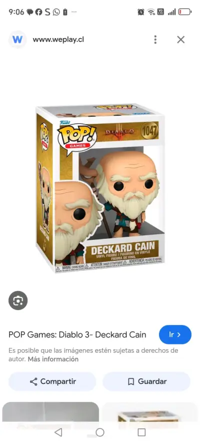 Figura Funko Pop Deckard Cain Diablo 3 - miniatura 1