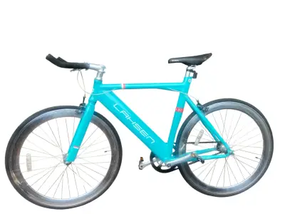 Bicicleta de carretera Laysen azul - miniatura 2