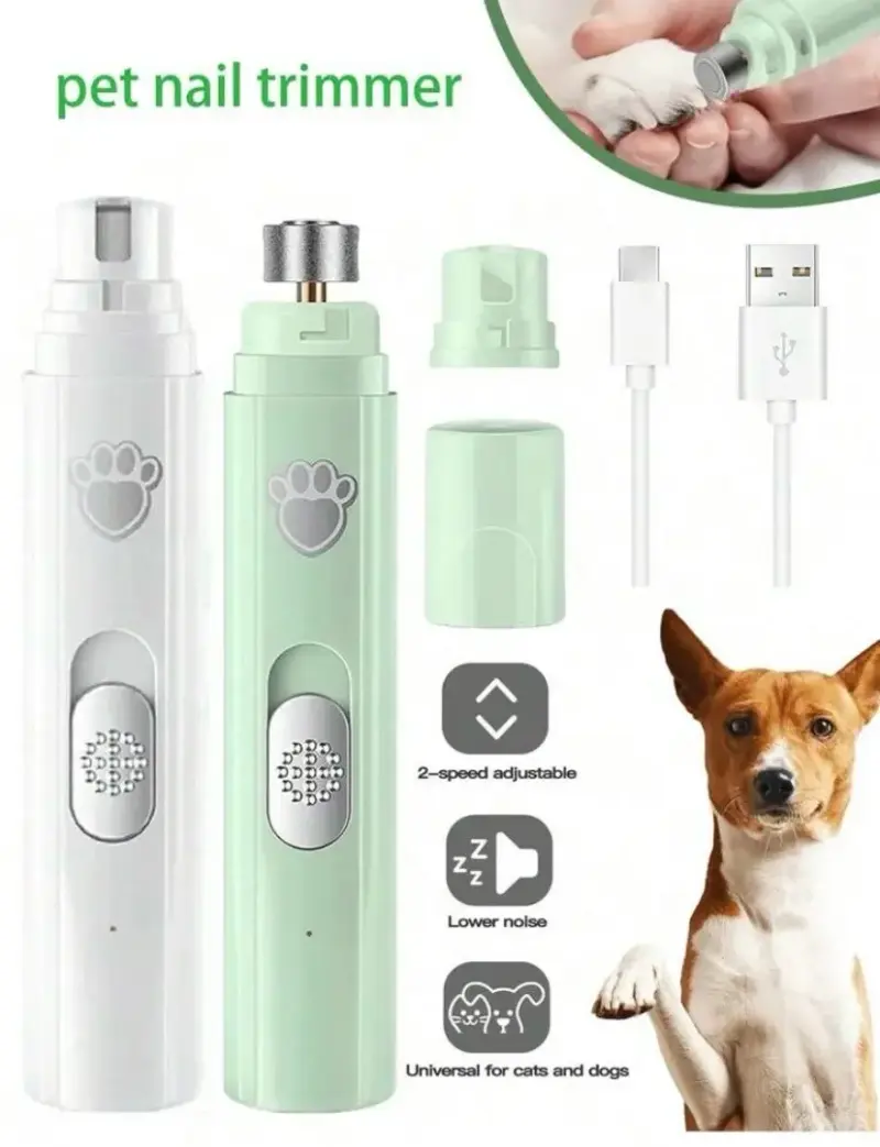 Cortaúñas Eléctrico para Mascotas Silencioso - 1