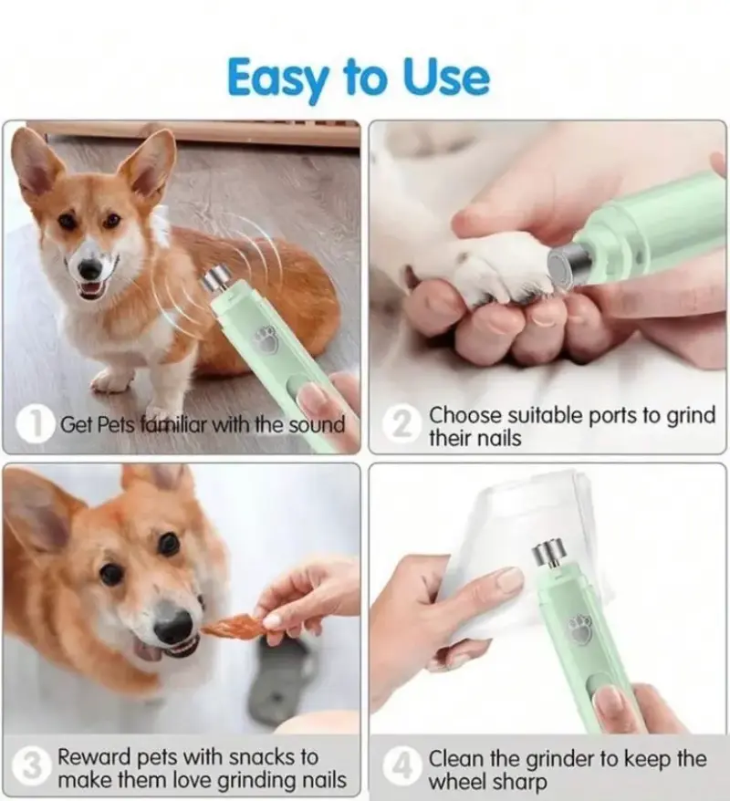 Cortaúñas Eléctrico para Mascotas Silencioso - 3