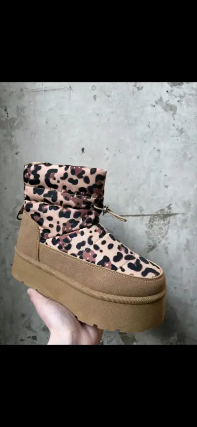 Botas de invierno con estampado de leopardo - miniatura 4