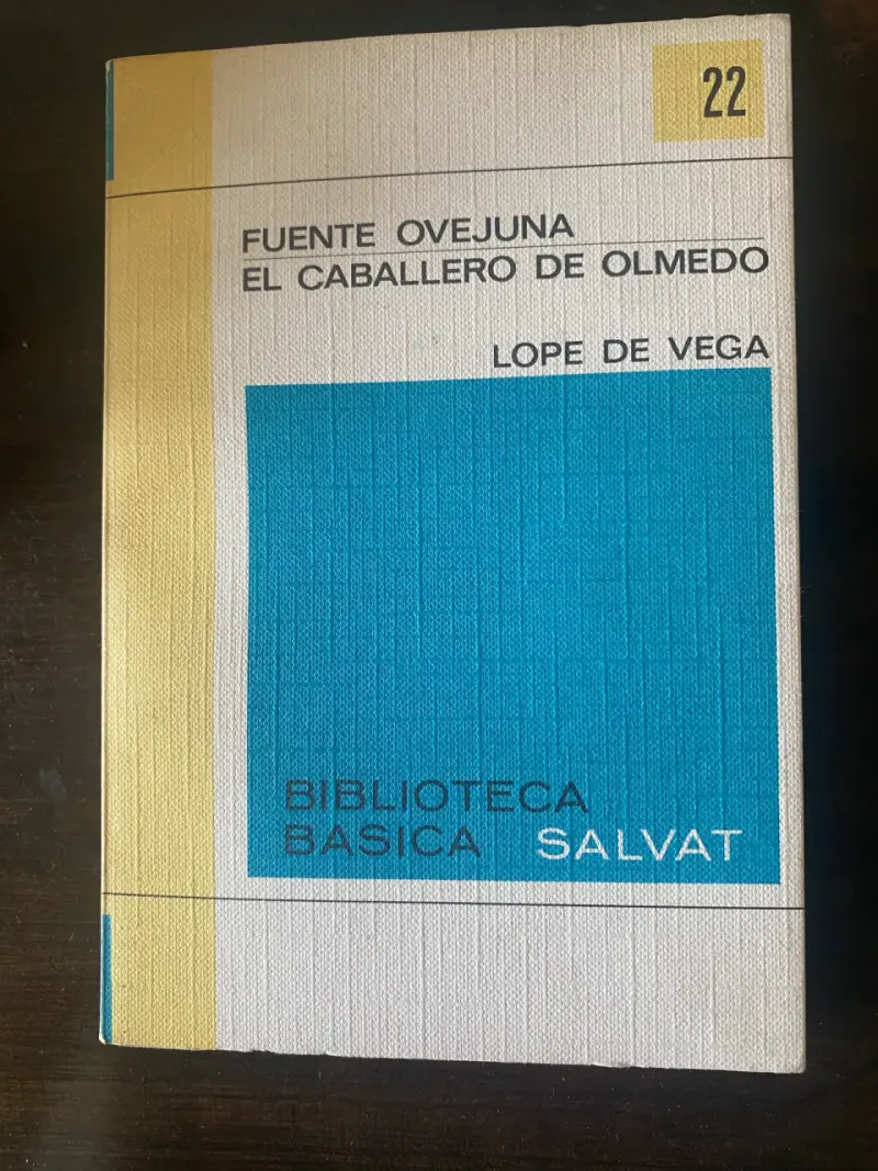 Libro Fuente Ovejuna y El Caballero de Olmedo de Lope de Vega