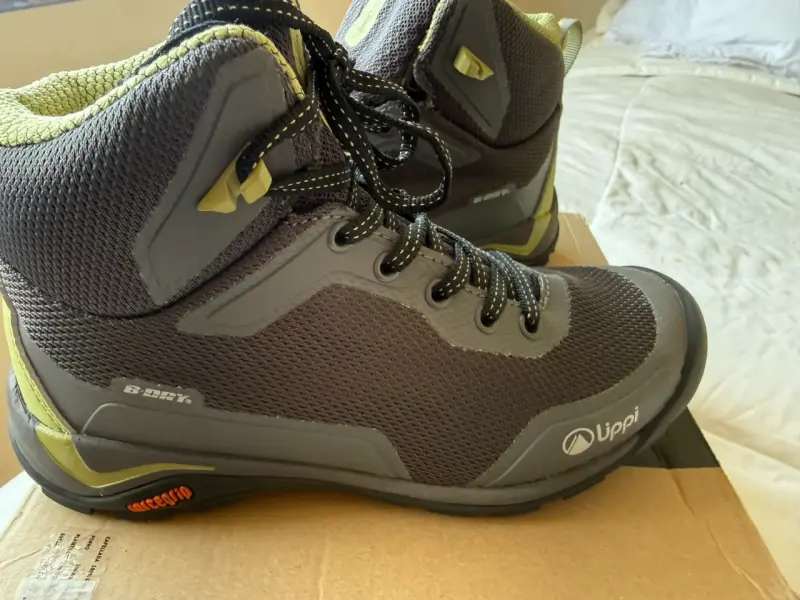 Botas de montaña Uppi impermeables gris y verde - 3