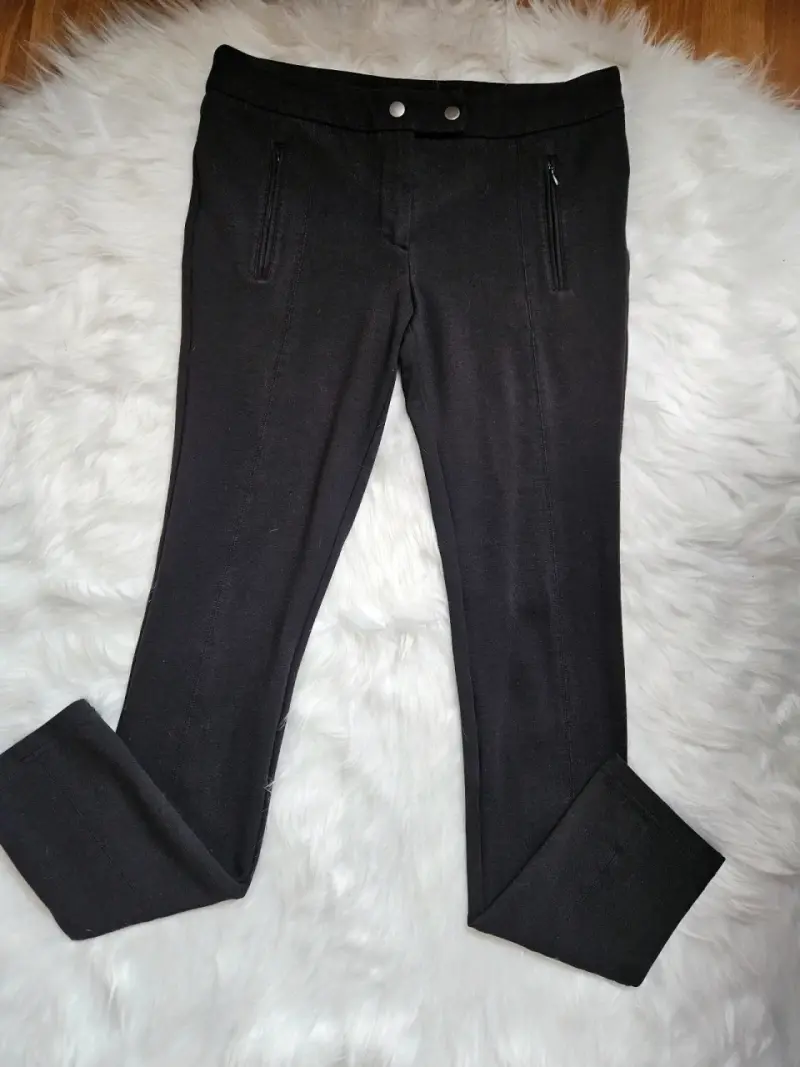 Pantalones negros de vestir para mujer - 1