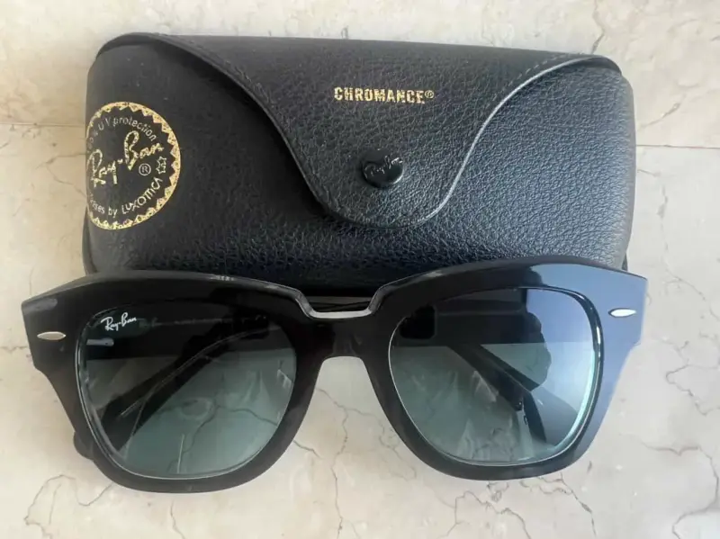 Gafas de Sol Ray-Ban Chromance Negras - 1