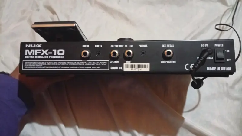 Pedalera multiefectos para guitarra MFX10 - 3