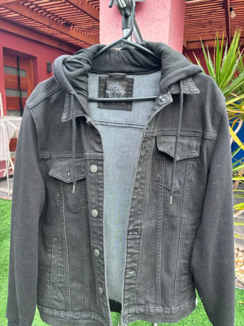 Chaqueta Index talla L, negra /capucha - 1