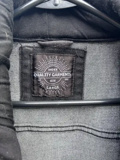 Chaqueta Index talla L, negra /capucha - miniatura 2