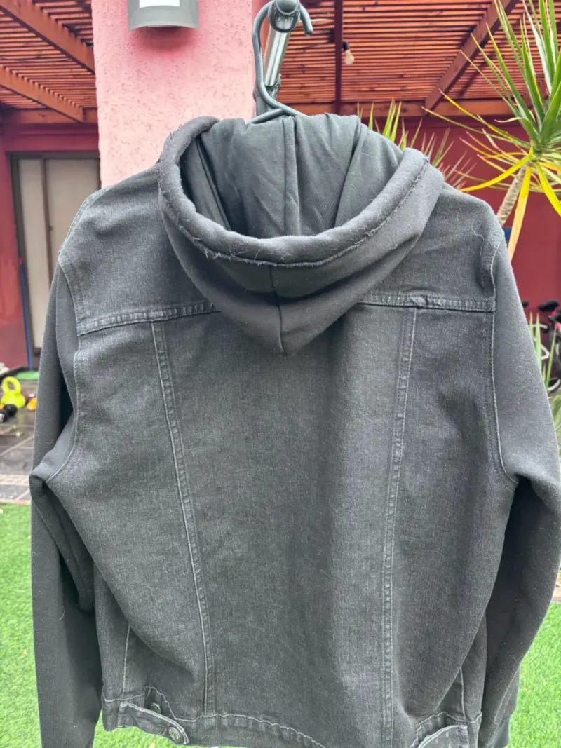 Chaqueta Index talla L, negra /capucha - 3