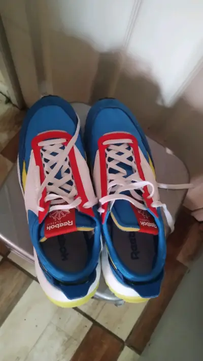 Zapatillas deportivas Reebok Classic azul y rojo - miniatura 4