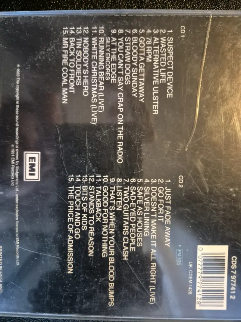 CD Doble all the Best de Stiff Little Fingers - 2