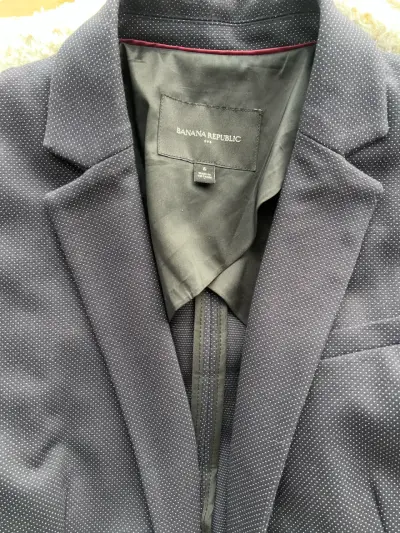 Blazer Banana Republic azul marino Talla 6 - miniatura 2