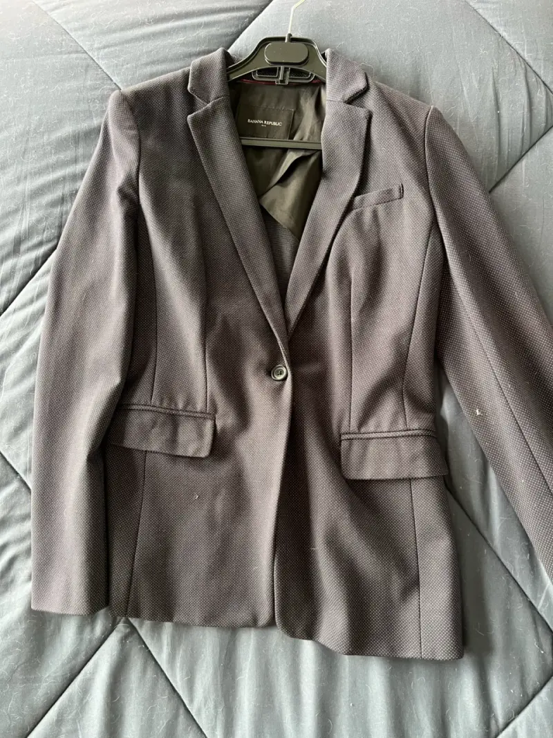 Blazer Banana Republic azul marino Talla 6 - 3