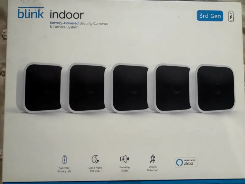 Kit 5 Cámaras De Seguridad Blink Indoor 3ra Gen N - 1