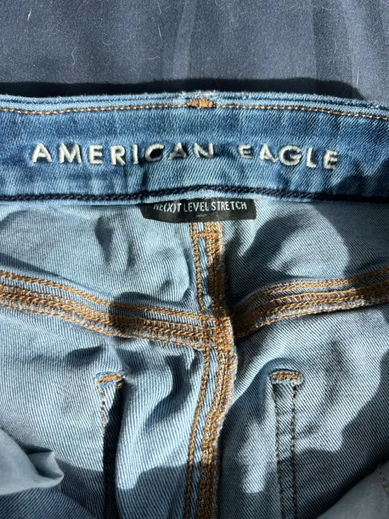 Jeans de mezclilla azul para hombre - 2
