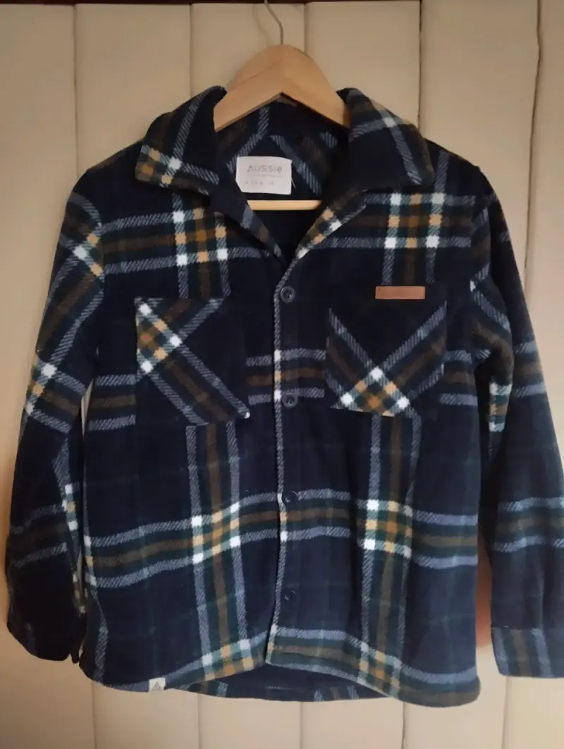 Camisa cuadrillé niño marca Aussie - 1